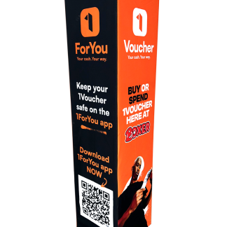 Mini Fabric Branding Tower